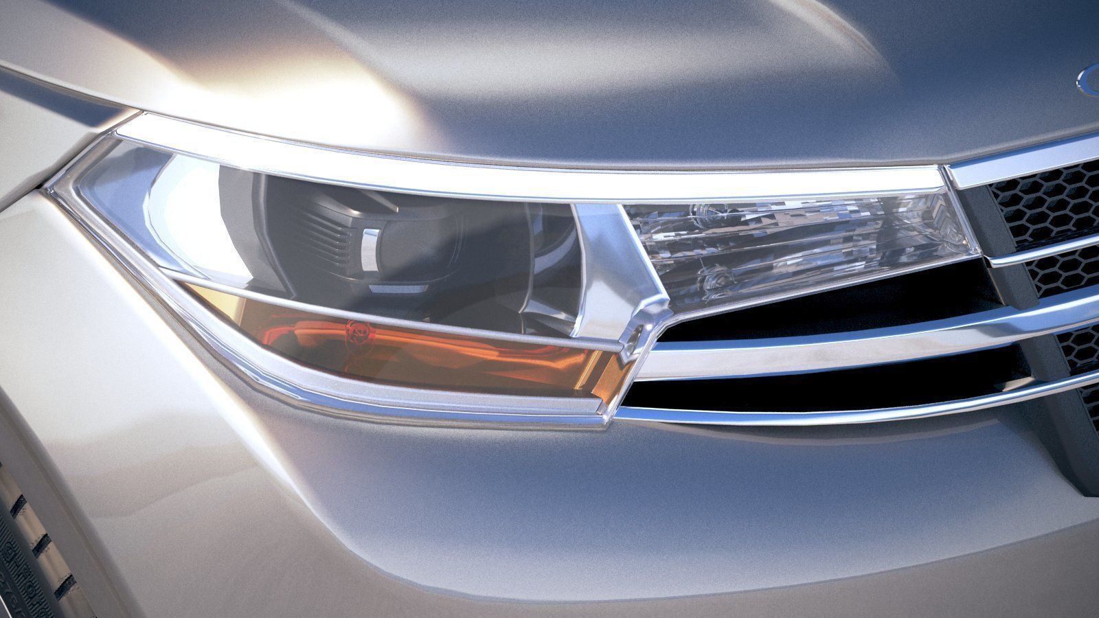 Generic Luxury SUV 2018 3D model_15