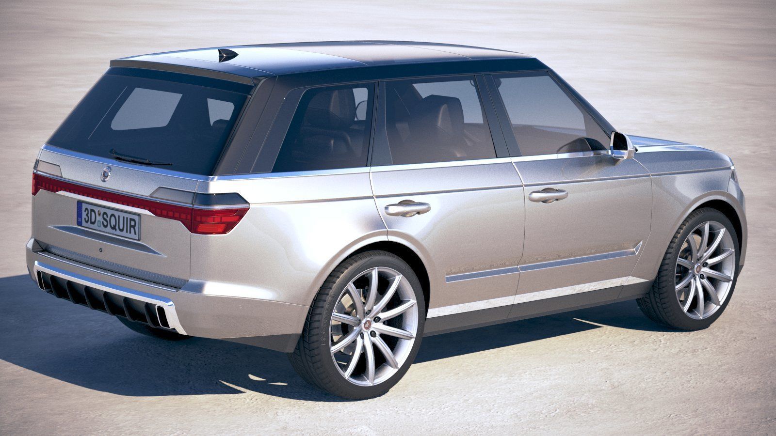 Generic Luxury SUV 2018 3D model_4