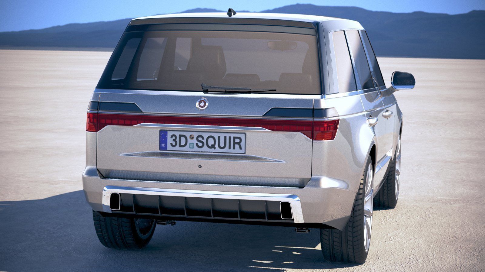 Generic Luxury SUV 2018 3D model_5