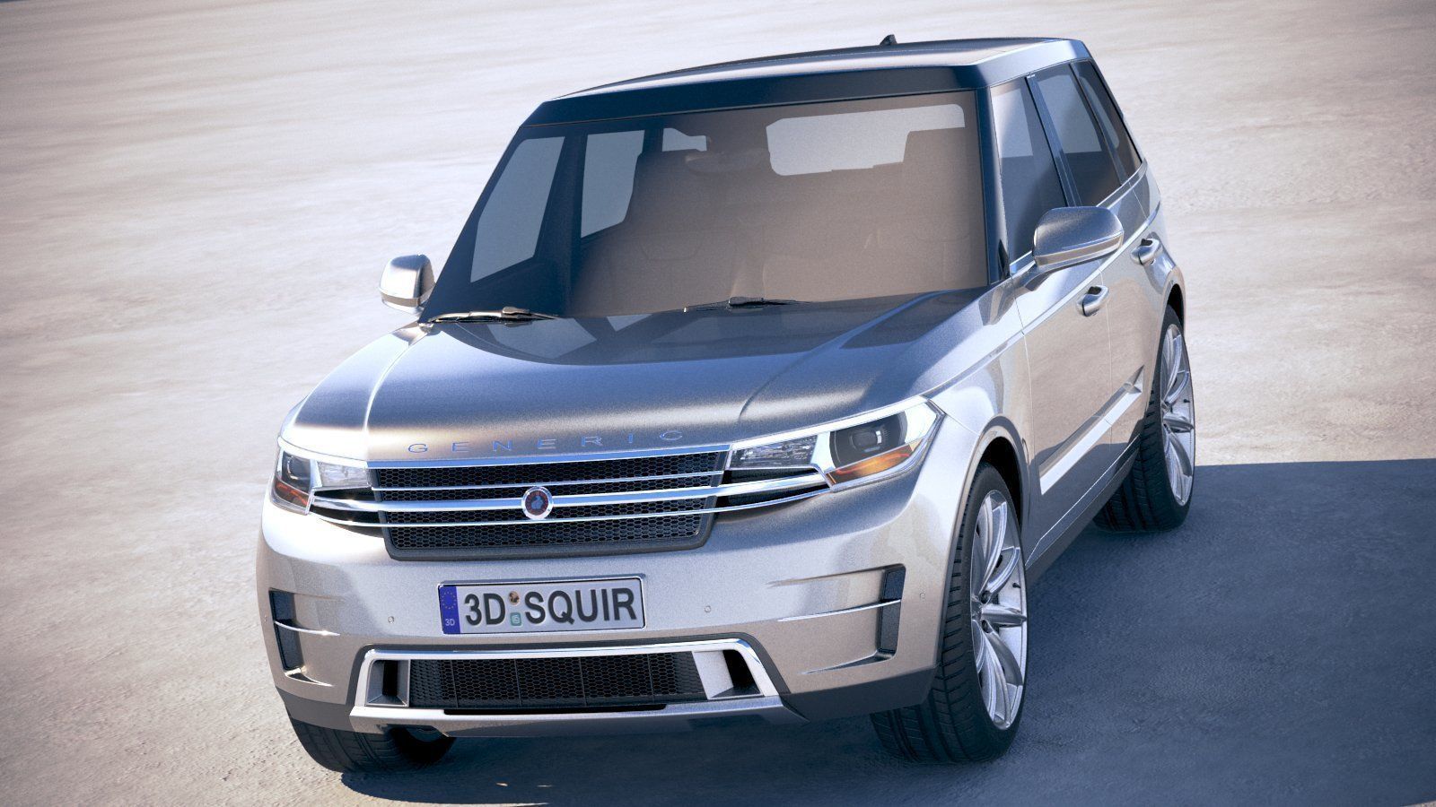 Generic Luxury SUV 2018 3D model_1