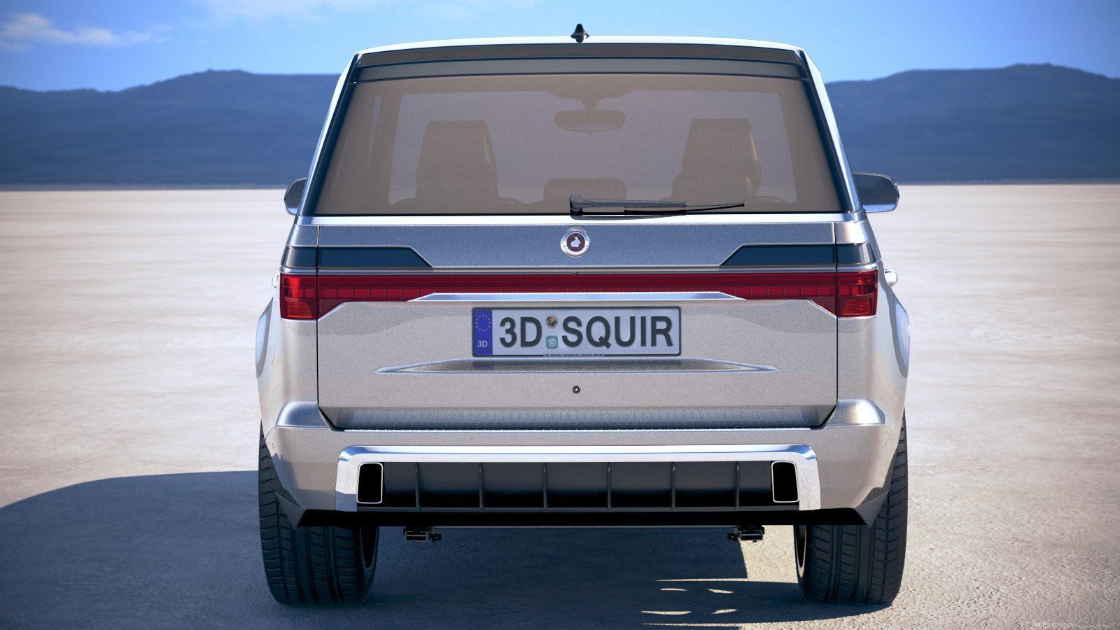 Generic Luxury SUV 2018 3D model_10