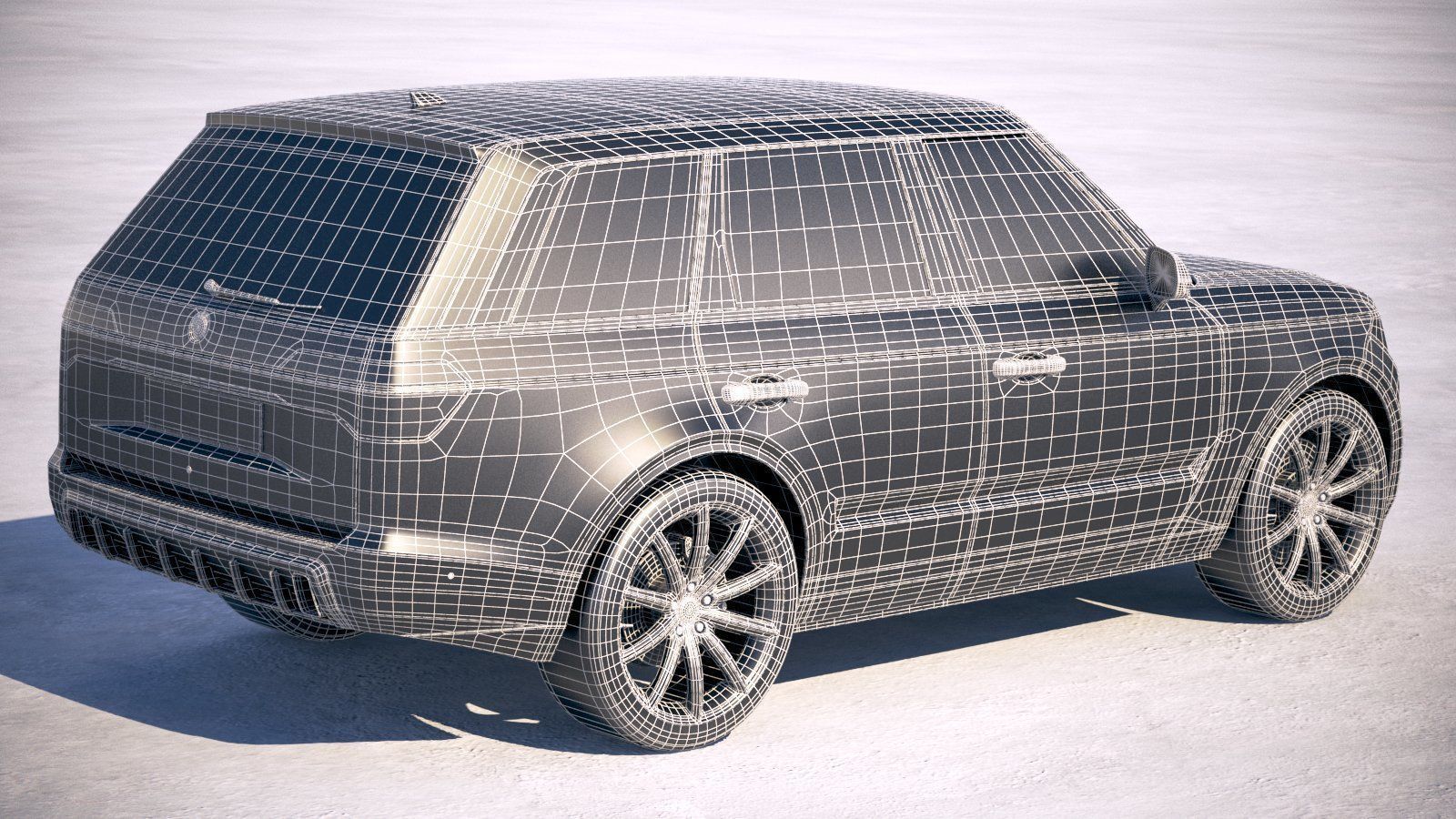 Generic Luxury SUV 2018 3D model_20