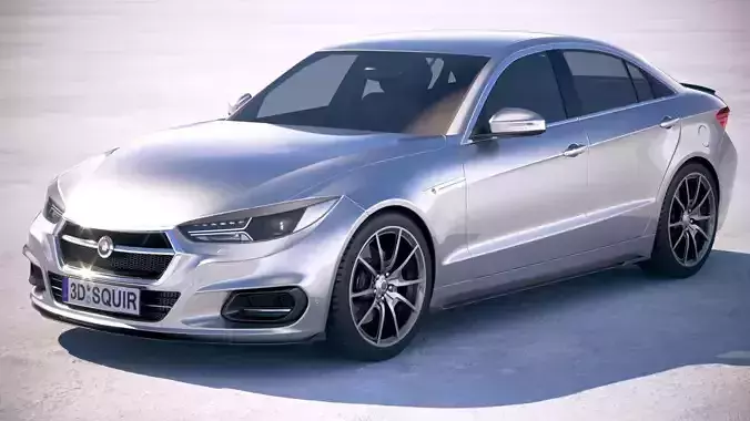 Generic Sedan 2018 3D model