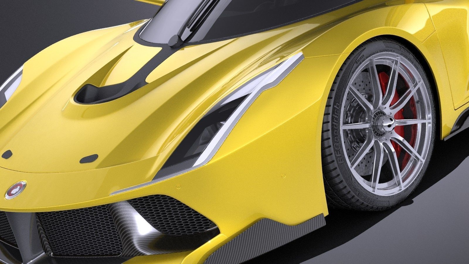 Generic SuperCar 2017 3D model_2