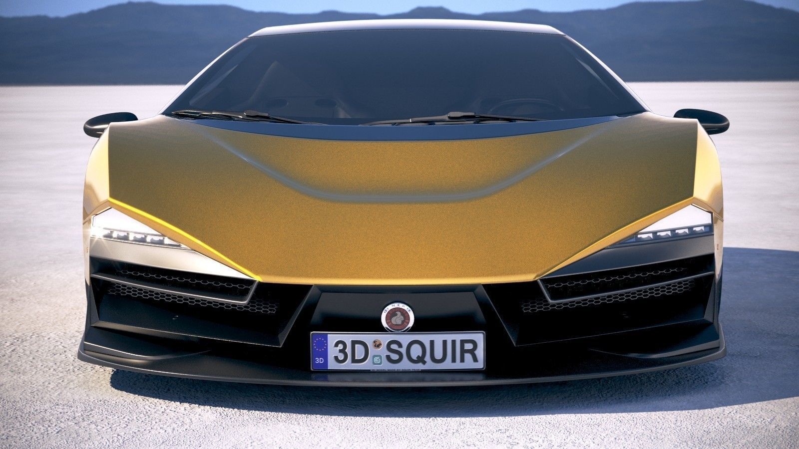 Generic Supercar 5 2018 3D model_9
