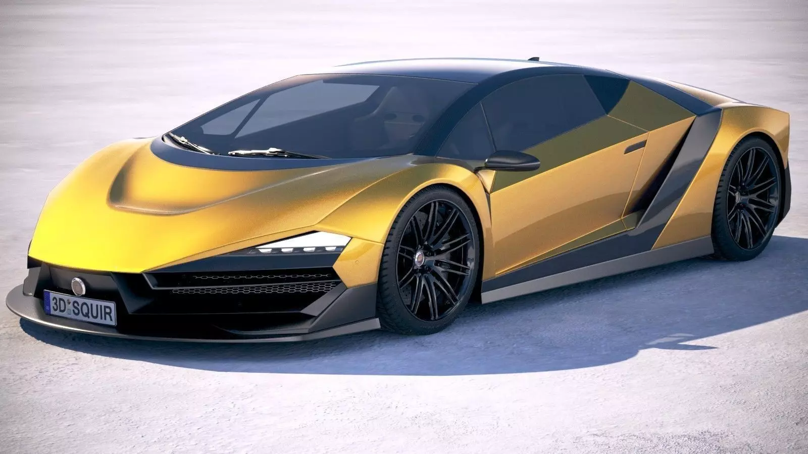 Generic Supercar 5 2018 3D model_0