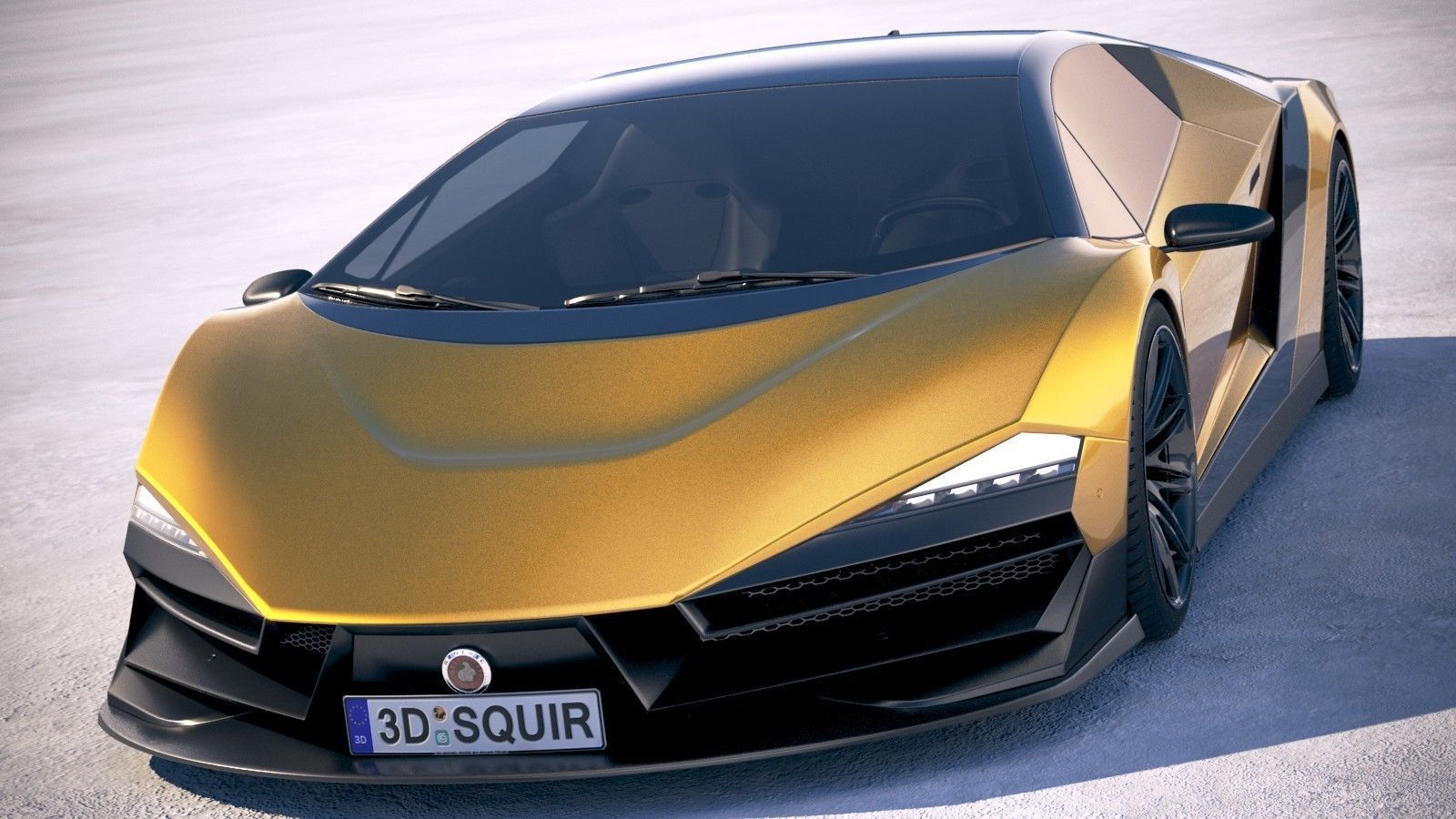 Generic Supercar 5 2018 3D model_1