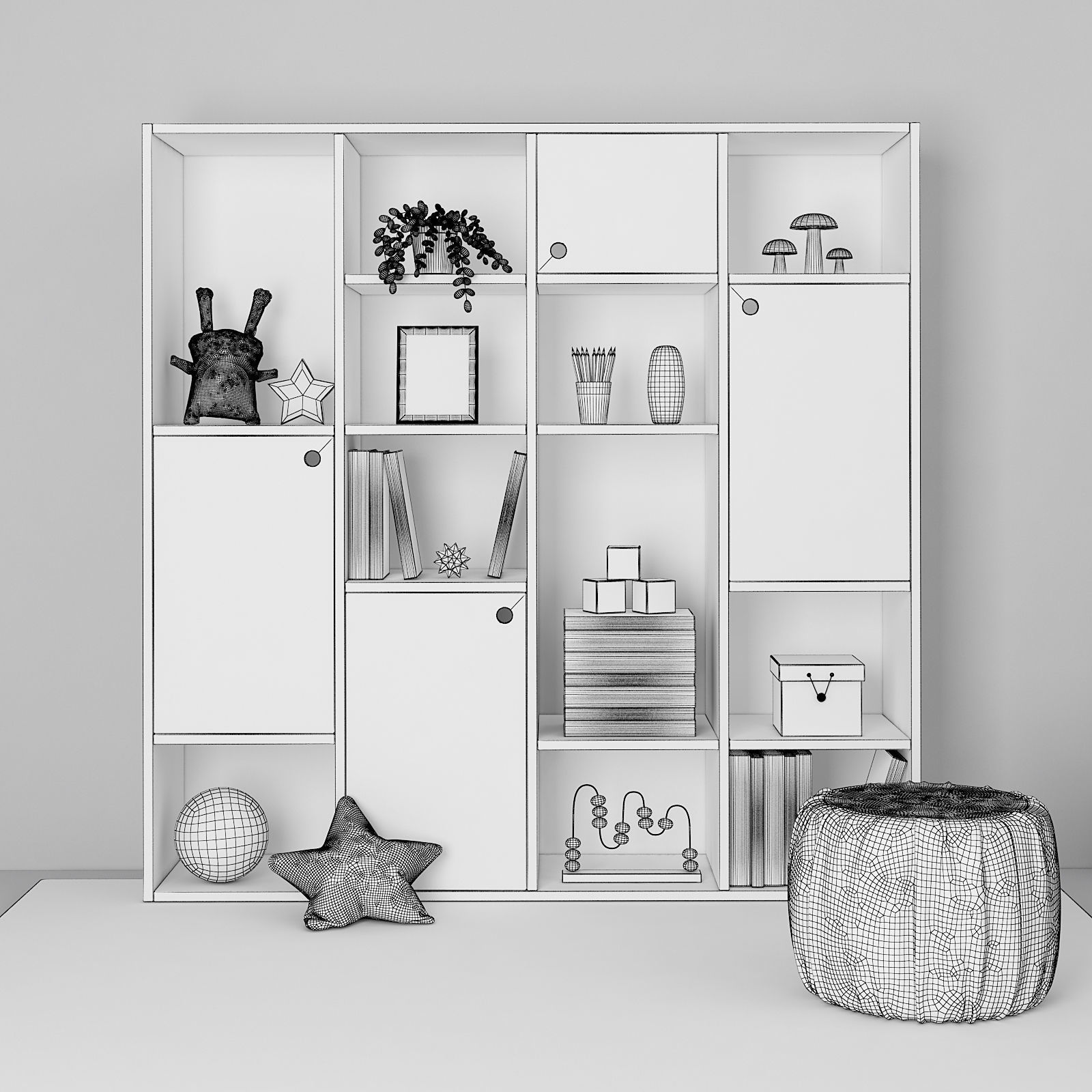 Childrens Furniture 8  3D model_4