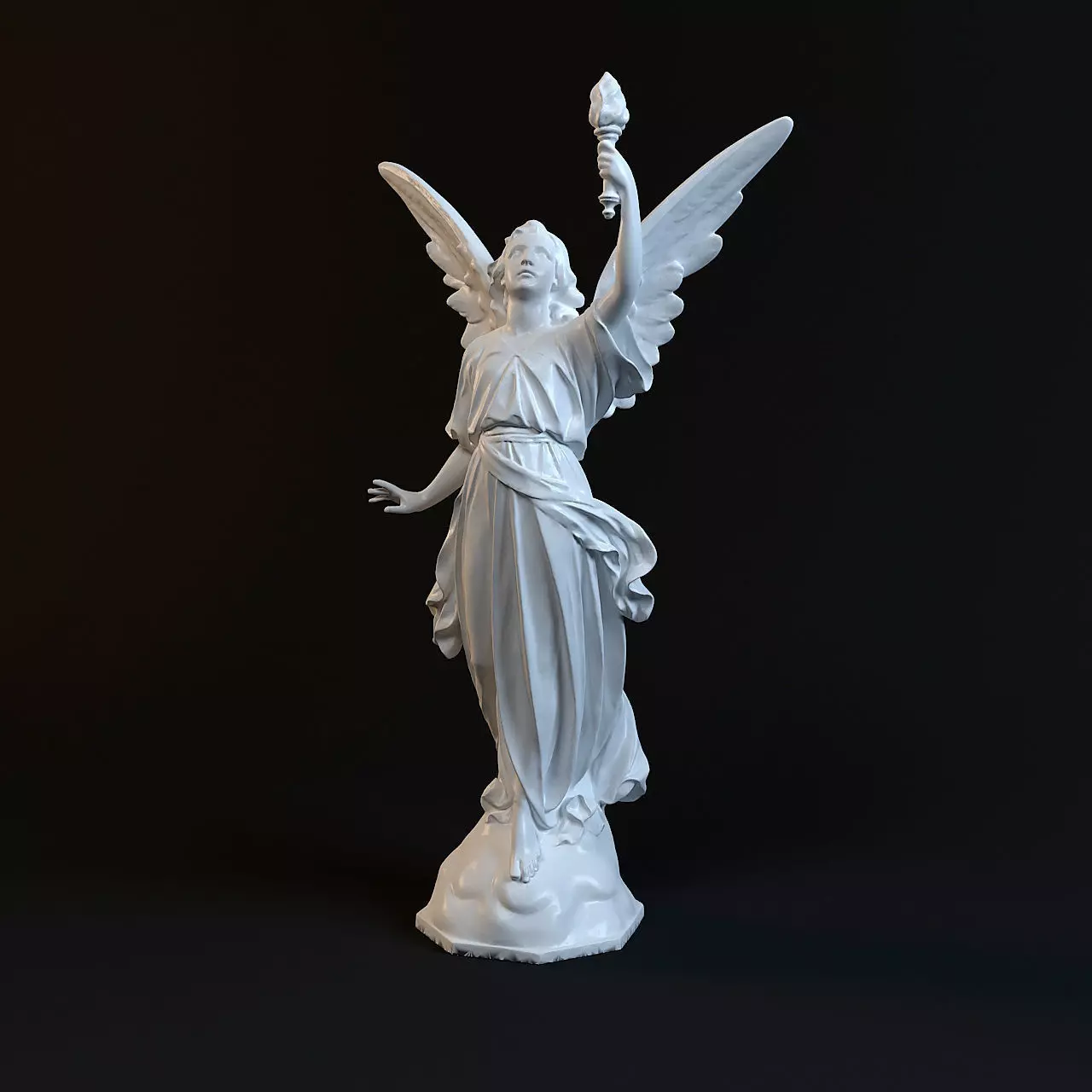 Goddess Statue  3D print model 3D print model_0