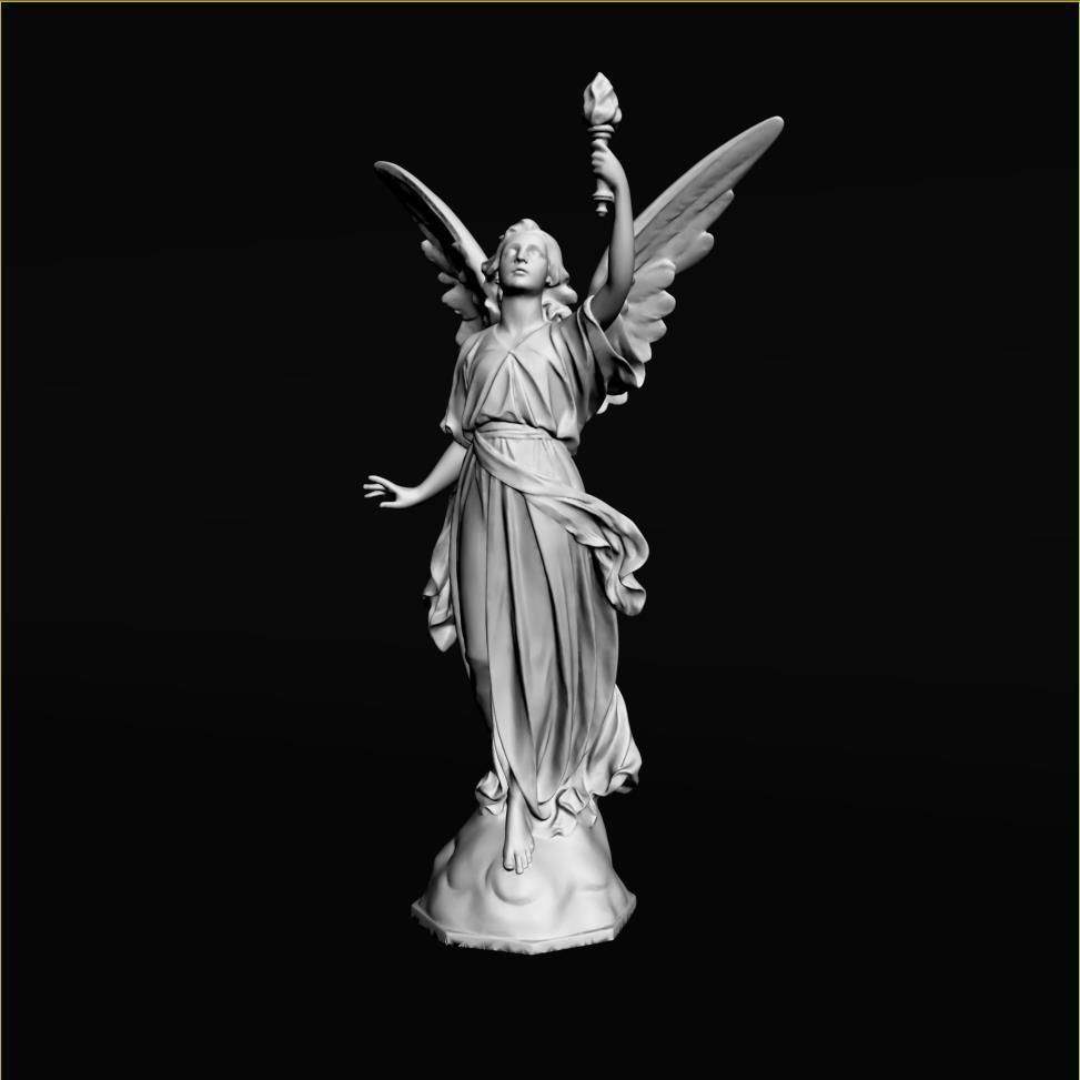 Goddess Statue  3D print model 3D print model_2