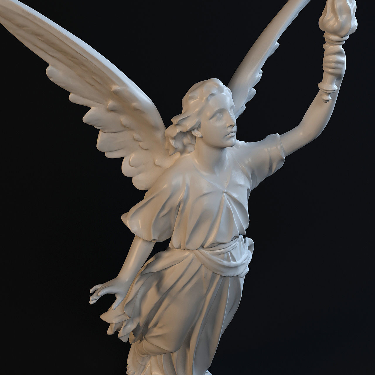 Goddess Statue  3D print model 3D print model_1