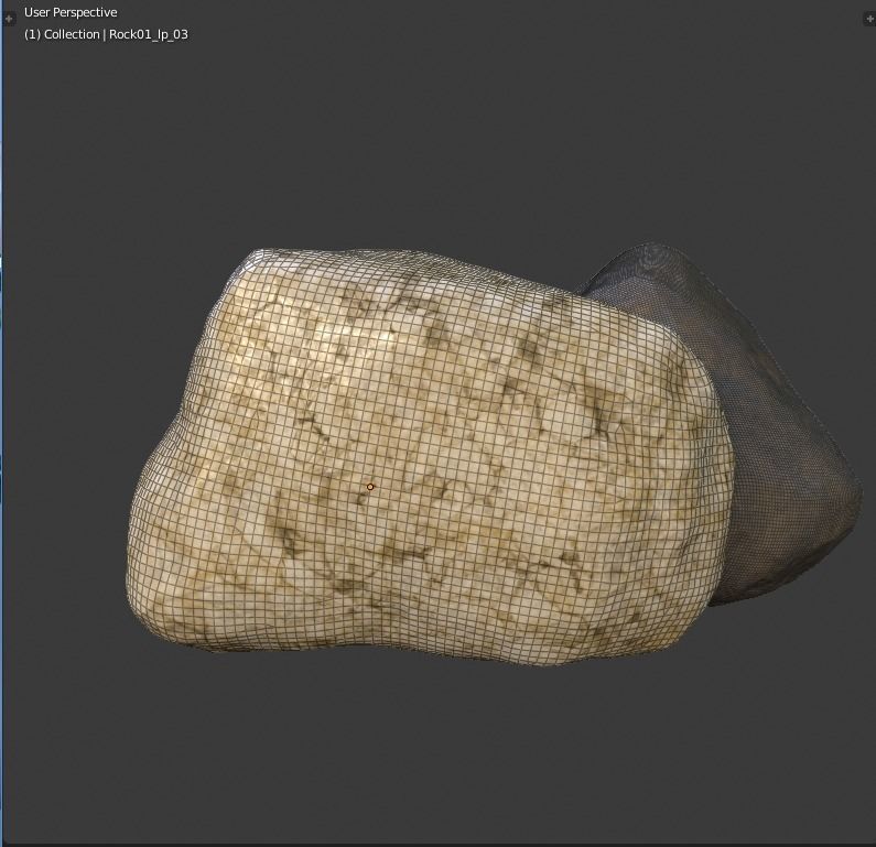 Rocks Pack low poly Free 3D model_7