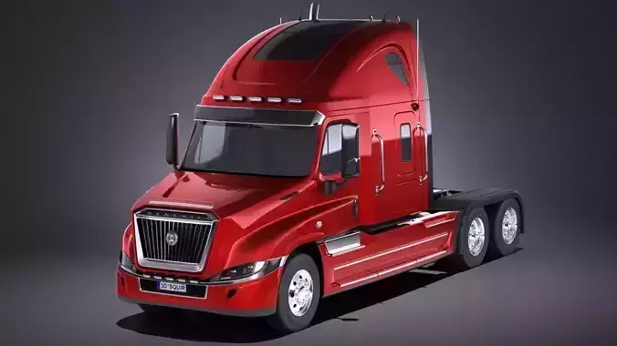 Generic USA Semi Truck 2017 3D model