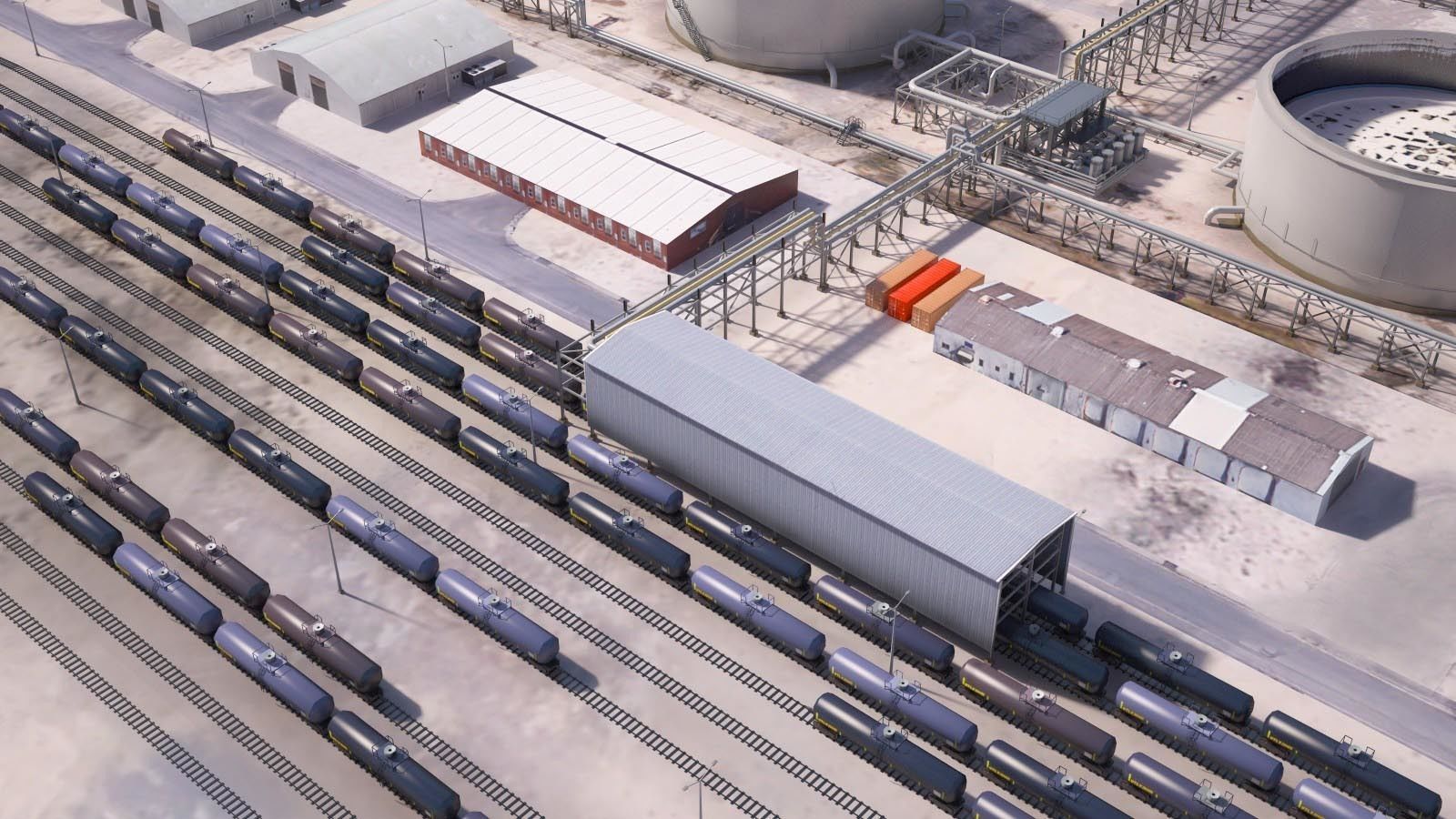 Huge Refinery 3D model_14