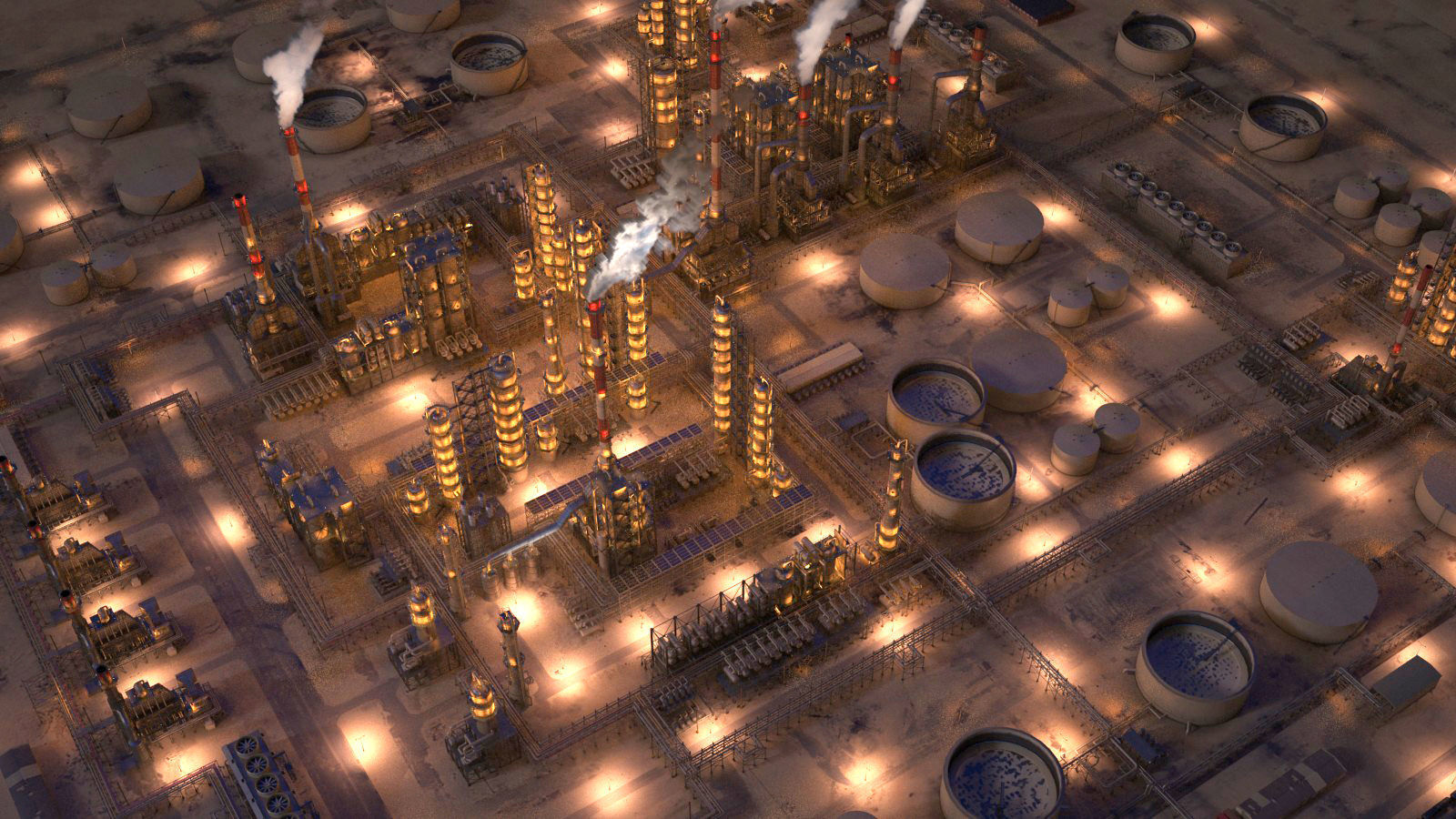 Huge Refinery 3D model_20