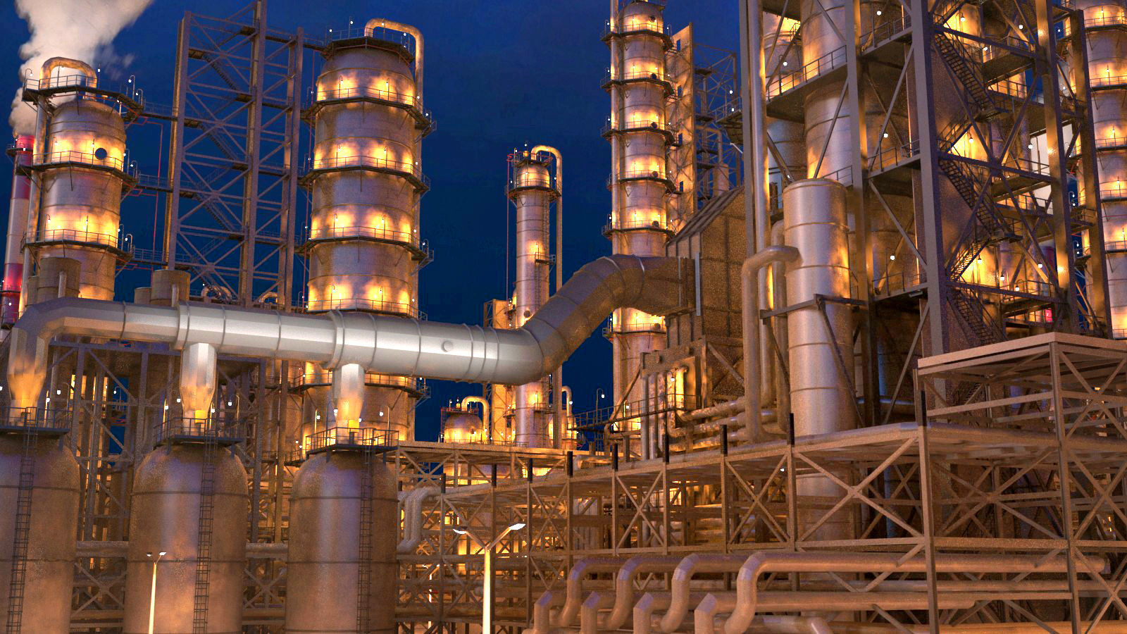Huge Refinery 3D model_22