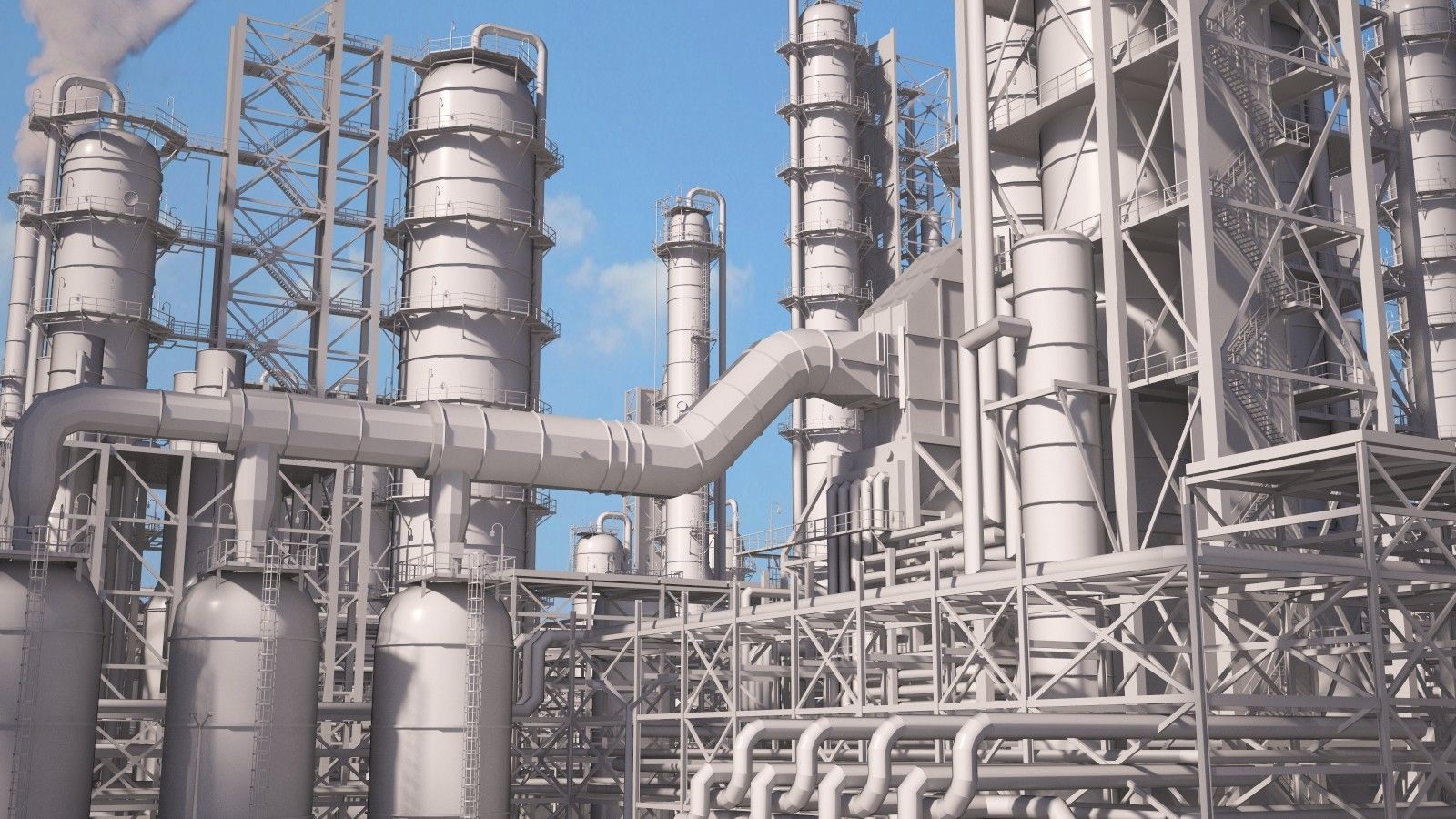 Huge Refinery 3D model_18