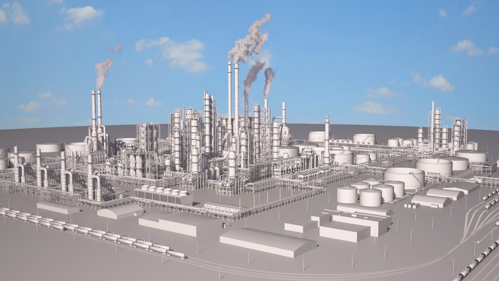 Huge Refinery 3D model_17