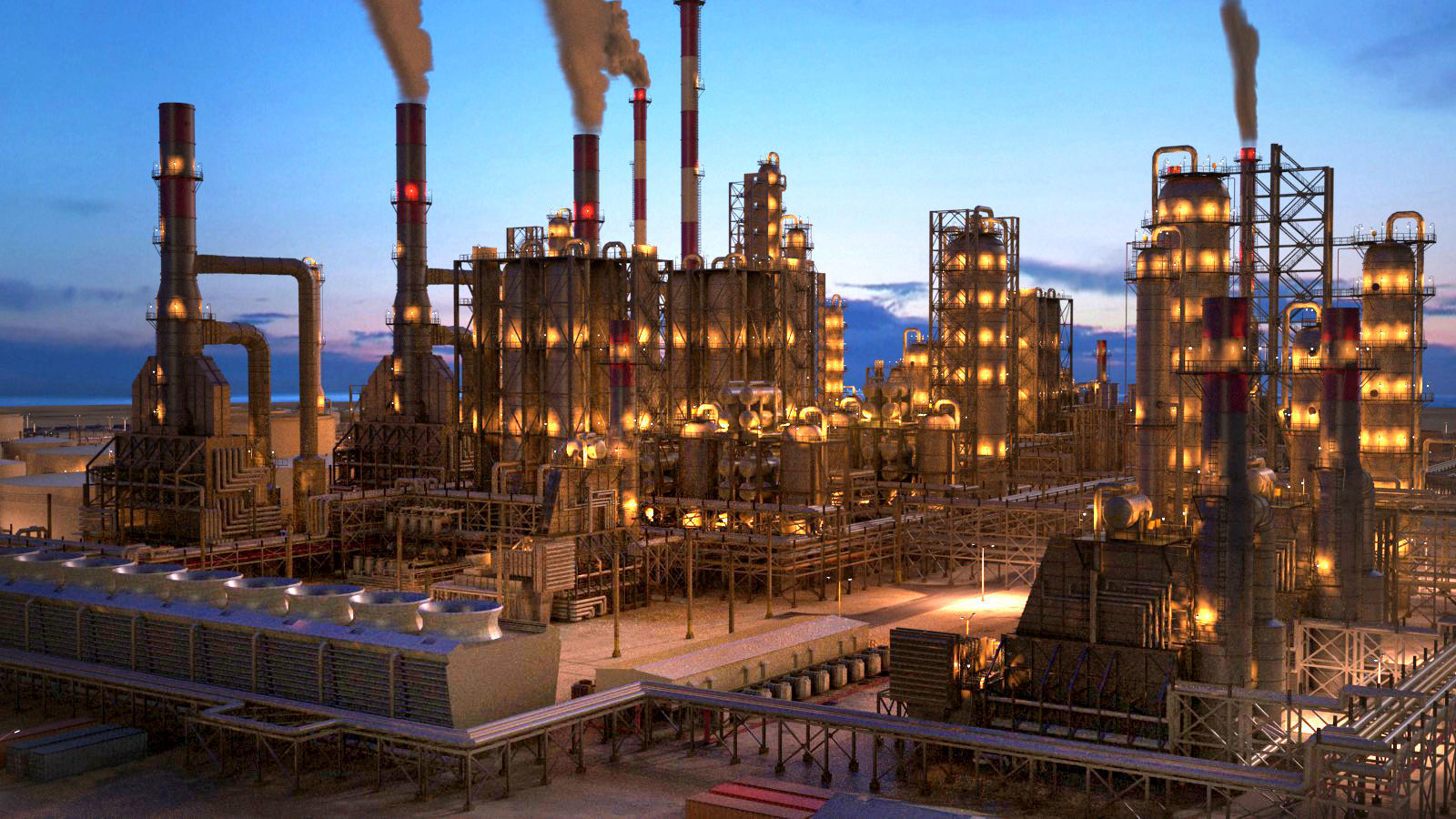 Huge Refinery 3D model_26