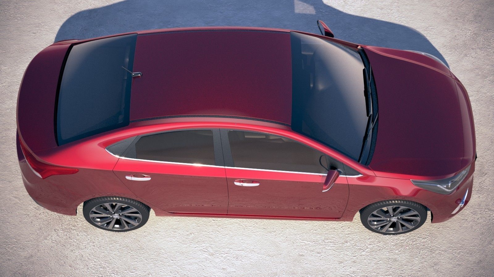 Hyundai Accent 2018 3D model_7