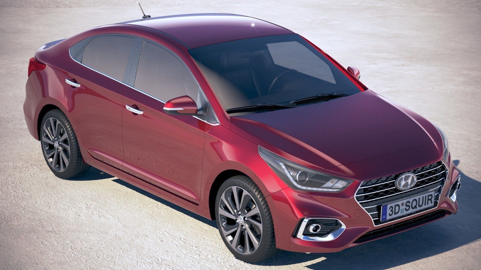Hyundai Accent 2018 3D model_11