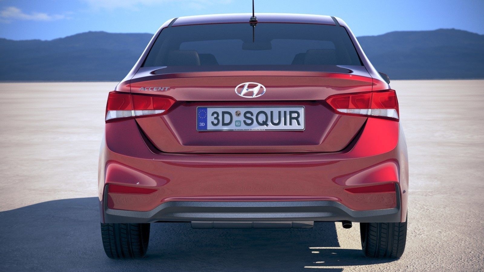 Hyundai Accent 2018 3D model_10