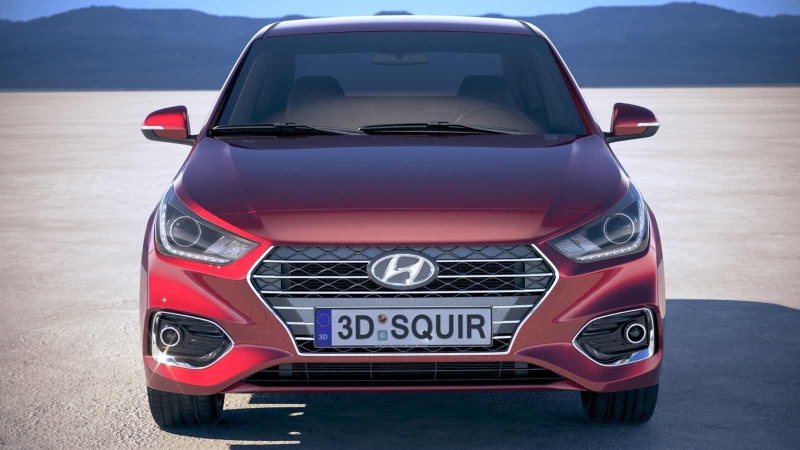 Hyundai Accent 2018 3D model_9