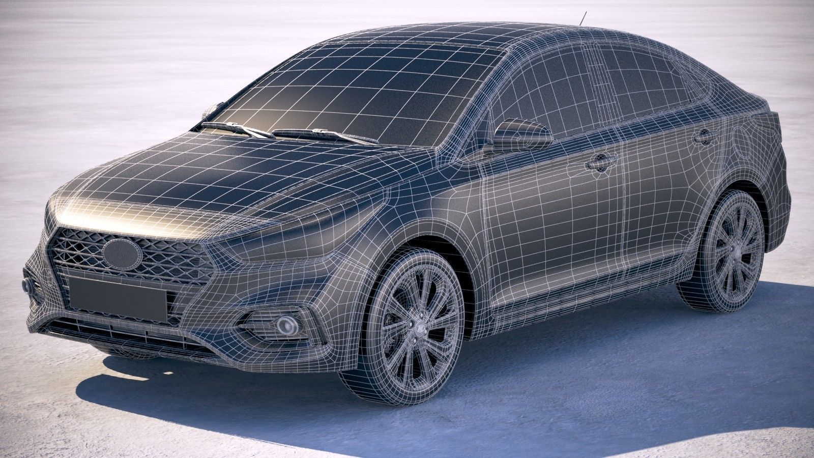 Hyundai Accent 2018 3D model_19