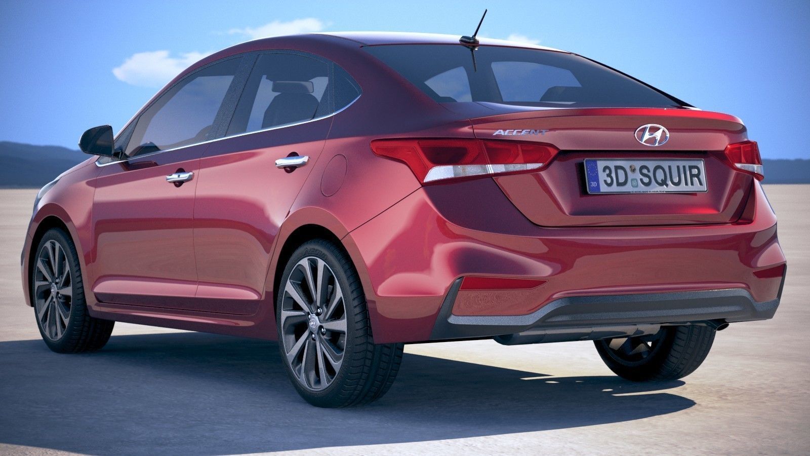 Hyundai Accent 2018 3D model_13