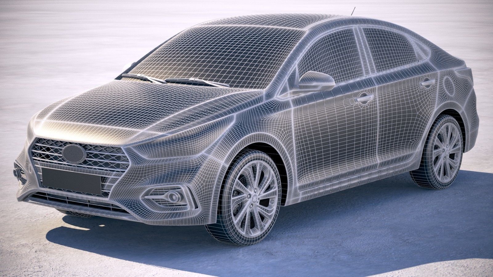 Hyundai Accent 2018 3D model_17