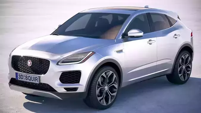 Jaguar E-Pace 2018 3D model
