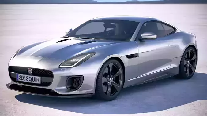 Jaguar F-Type 400 sport Coupe 2018 3D model