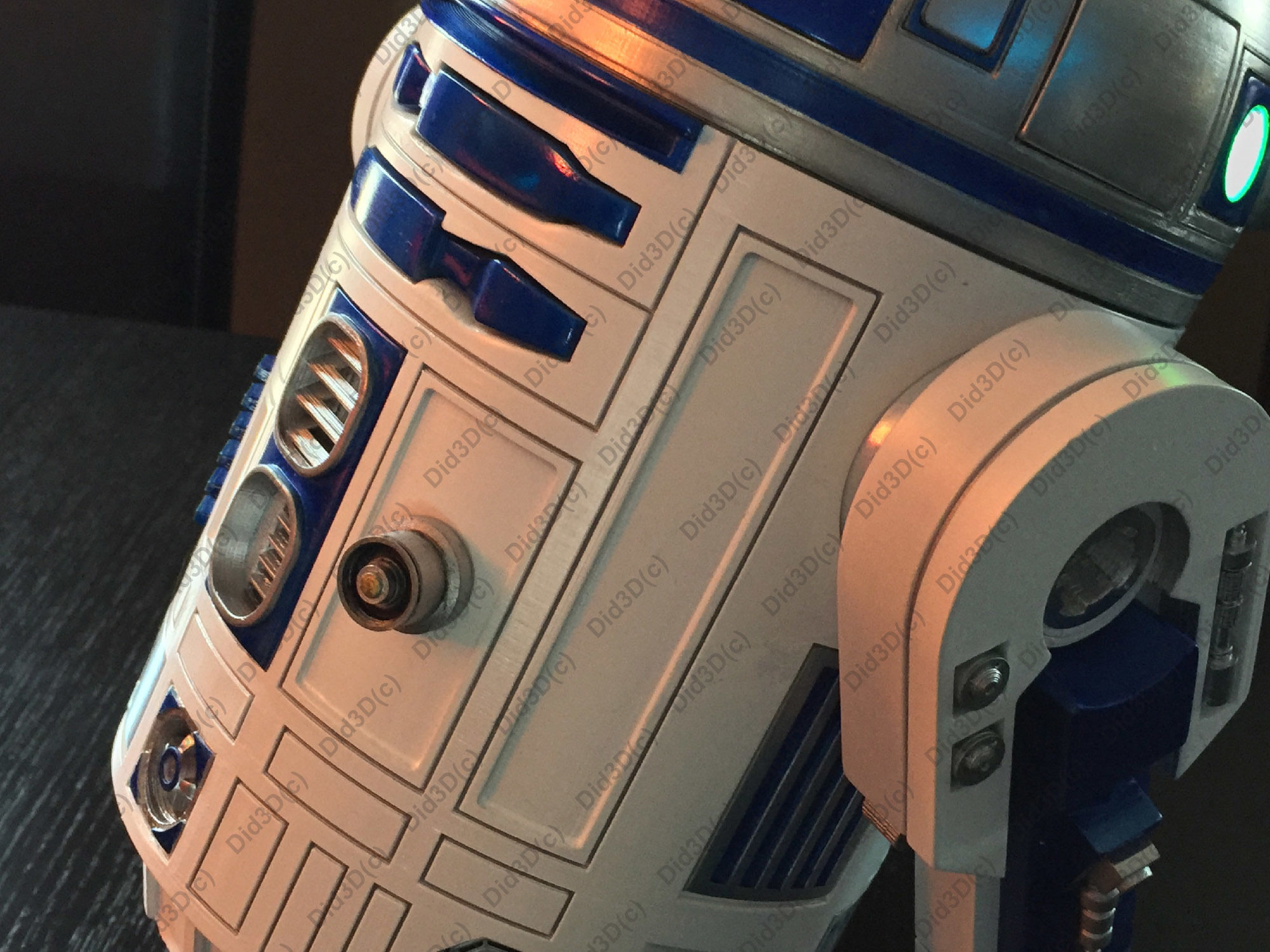 R2D2 HQ  New hope 1-3 Scale  42cm V1-7  3D print model_6