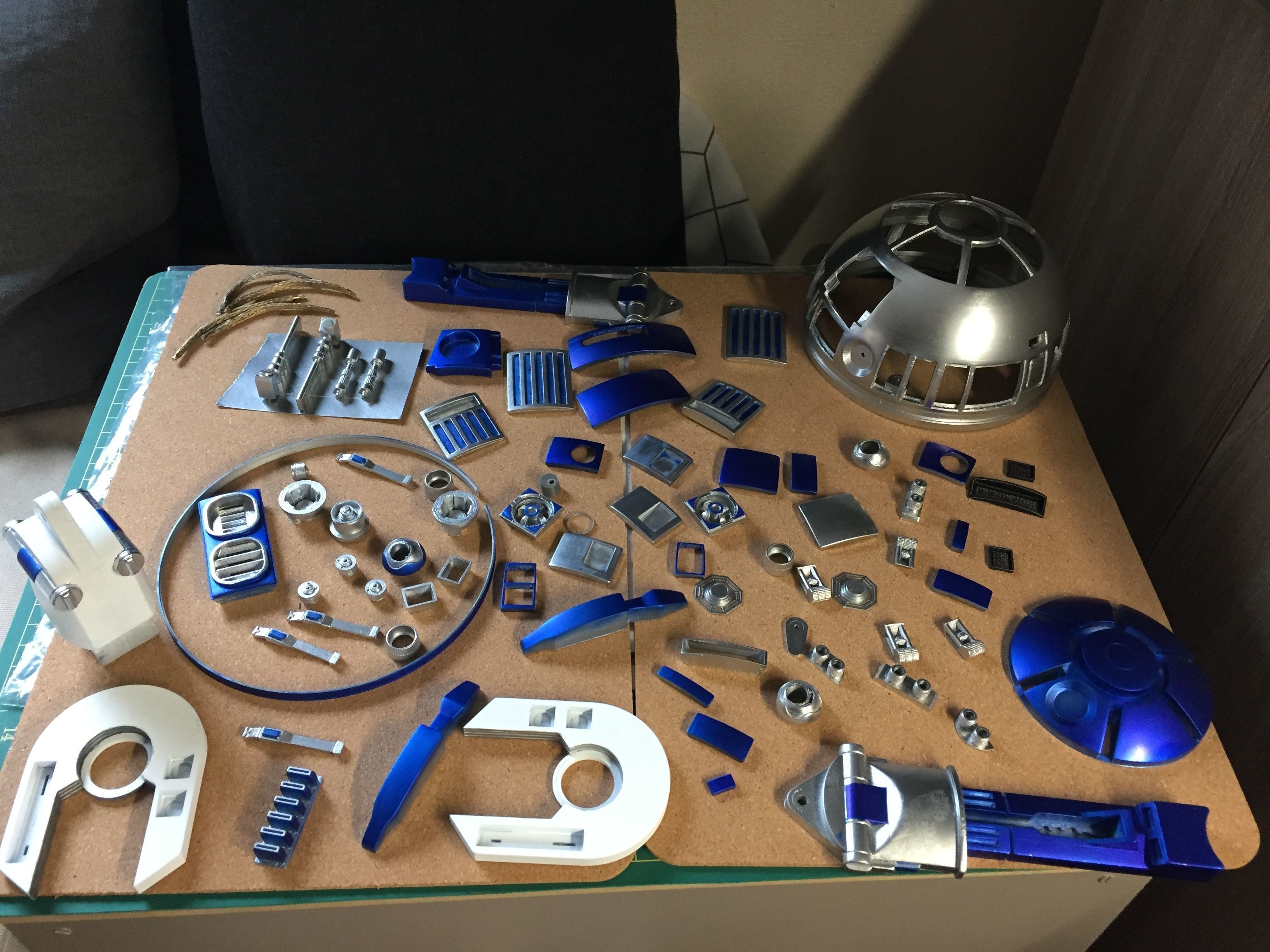 R2D2 HQ  New hope 1-3 Scale  42cm V1-7  3D print model_12