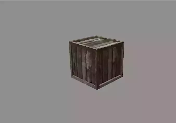 wooden crate