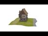 Medieval Houses Low-poly 3D model_1