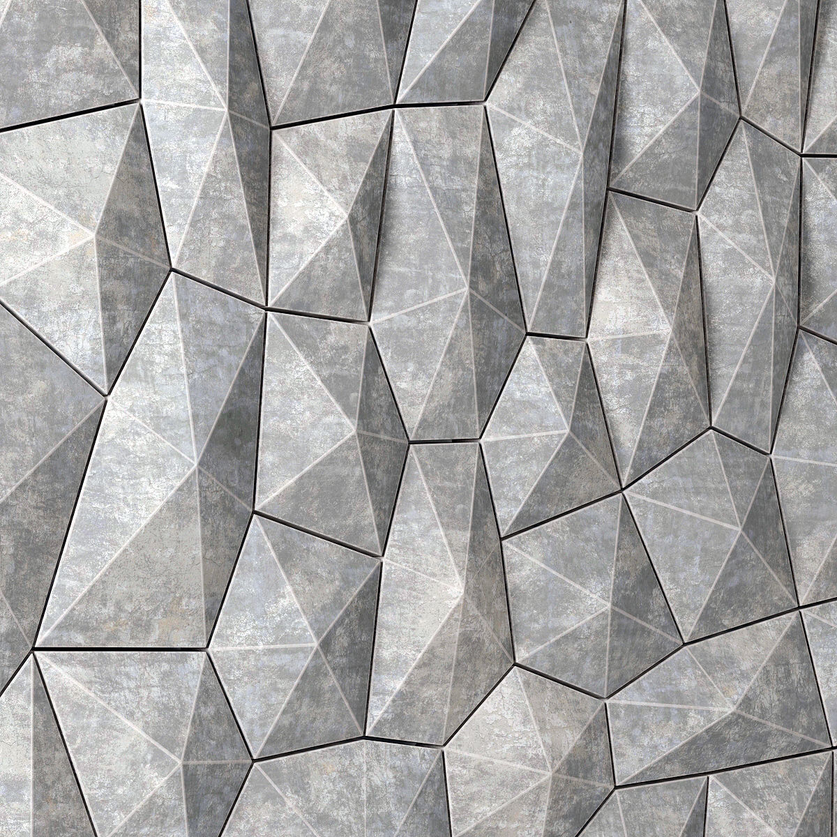 Panel decor tile 3D model_1