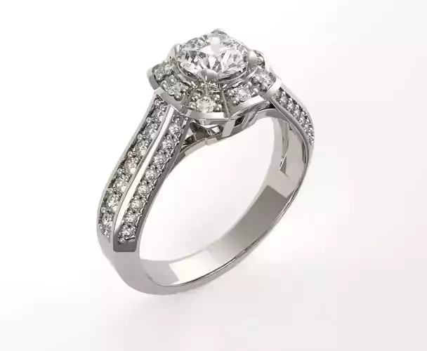 Ring engagement print model 3dm - 2