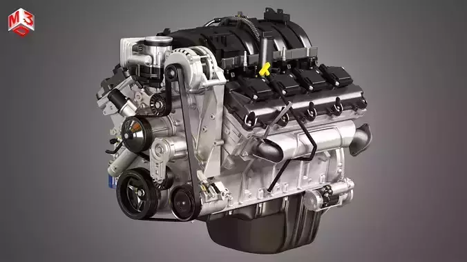 1500 Ram Engine - V8 Pickup Truck Engine  3D model