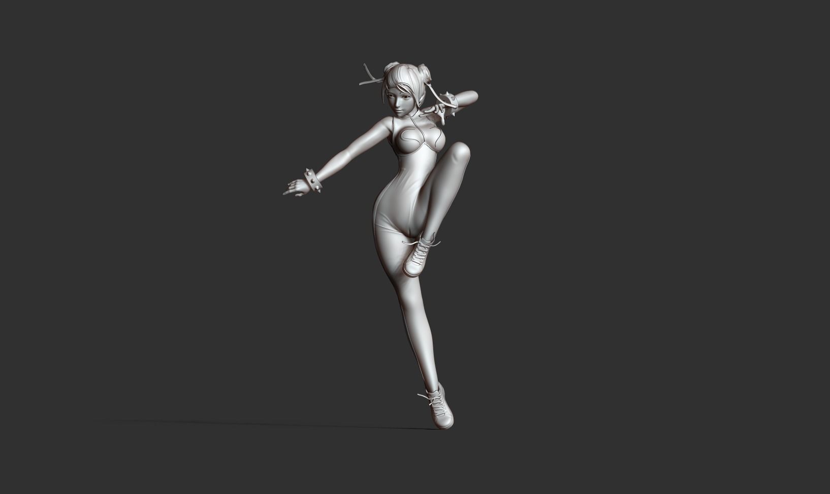 Chun-Li - fanart 3D print model_10