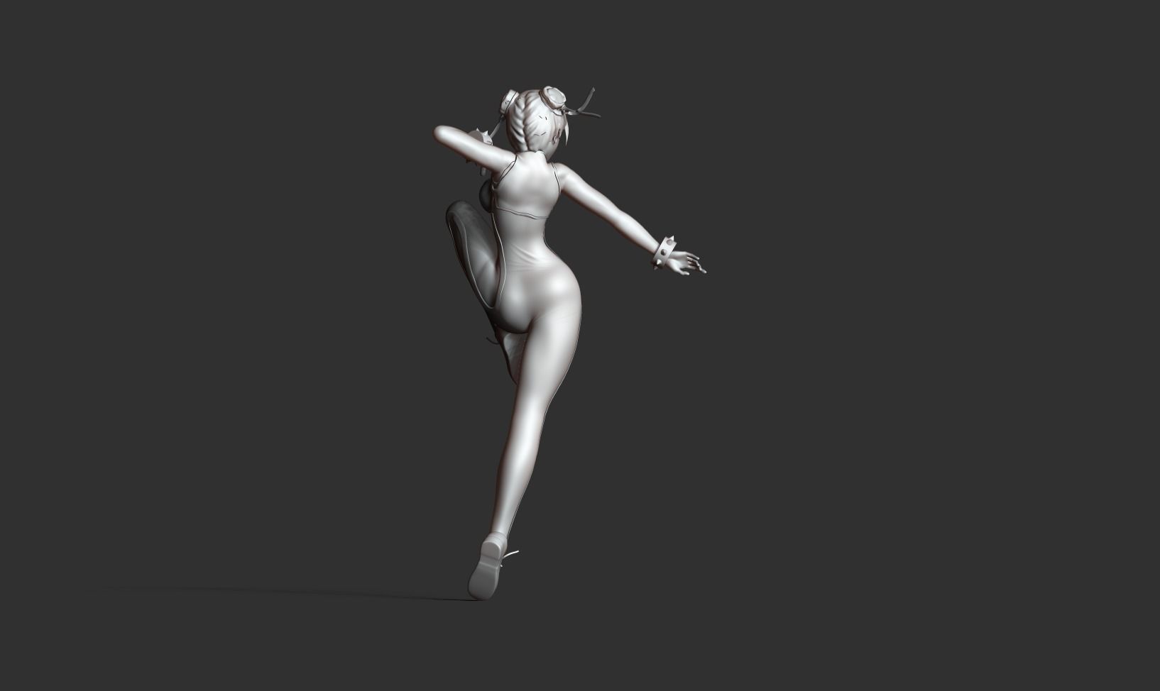 Chun-Li - fanart 3D print model_11