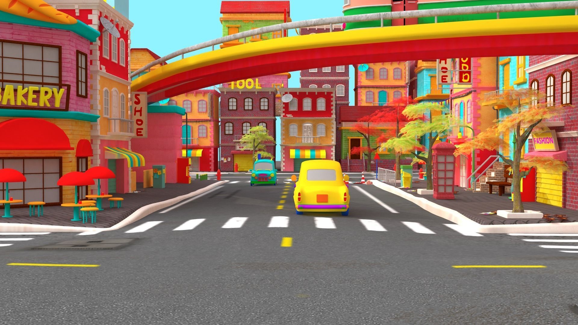 Asset - UE4 - Cartoons - Background - Hight Poly Low-poly 3D model_15