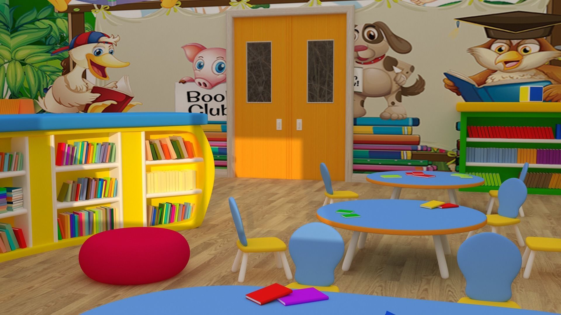 Asset - UE4 - Cartoons - Background - Hight Poly Low-poly 3D model_25