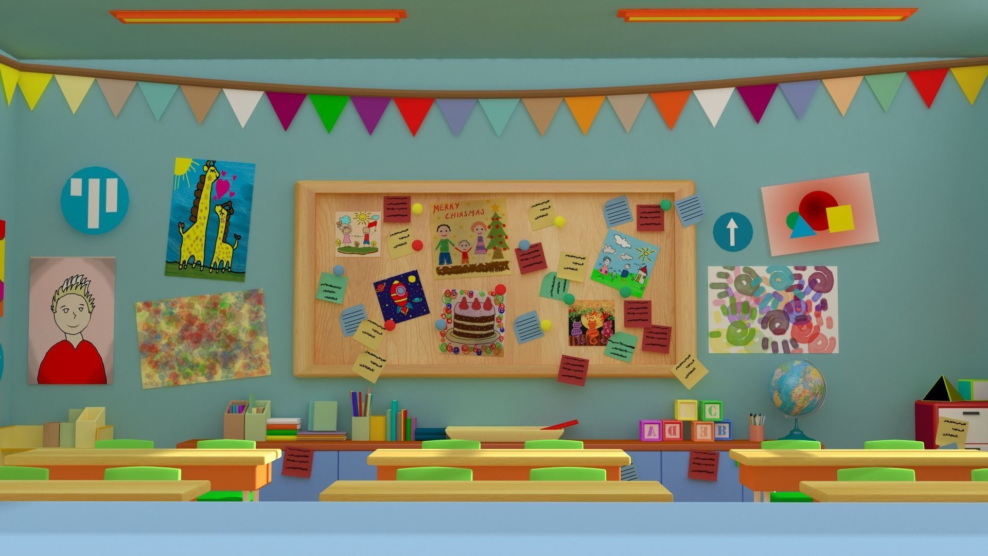Asset - UE4 - Cartoons - Background - Hight Poly Low-poly 3D model_19