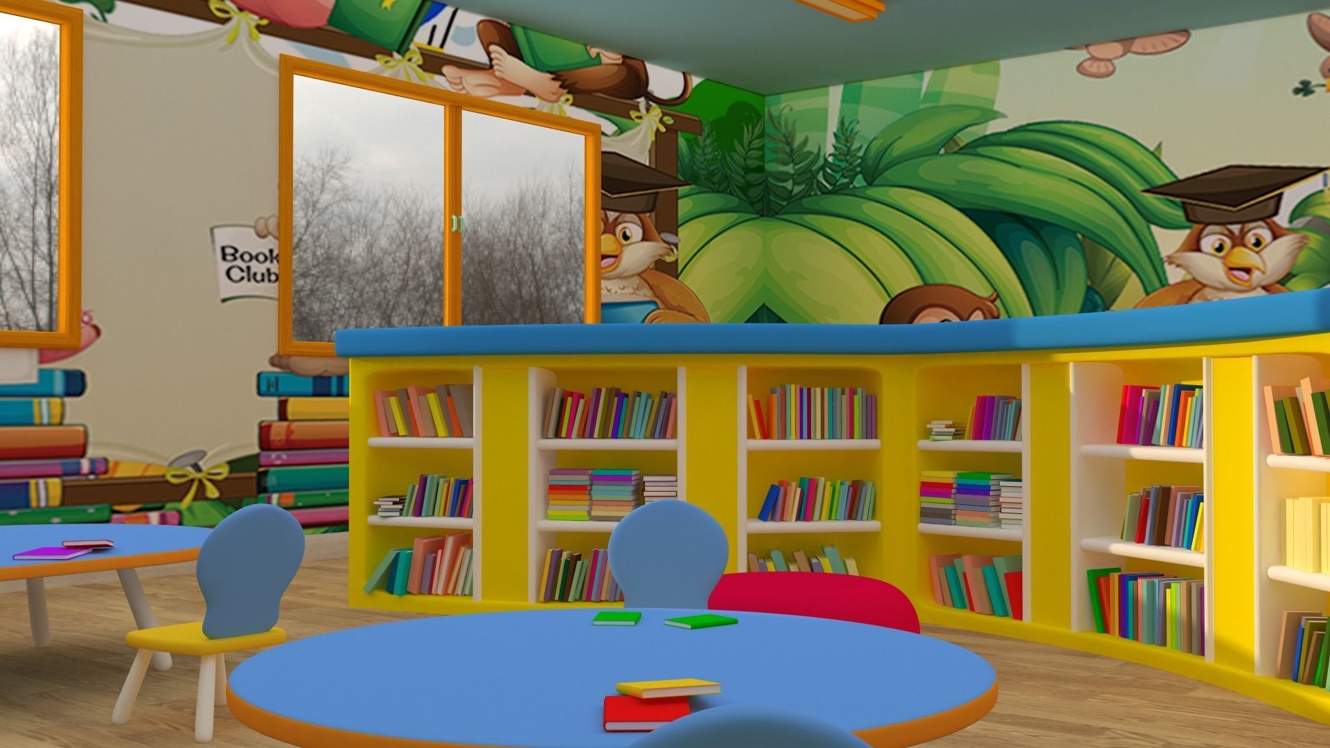 Asset - UE4 - Cartoons - Background - Hight Poly Low-poly 3D model_24