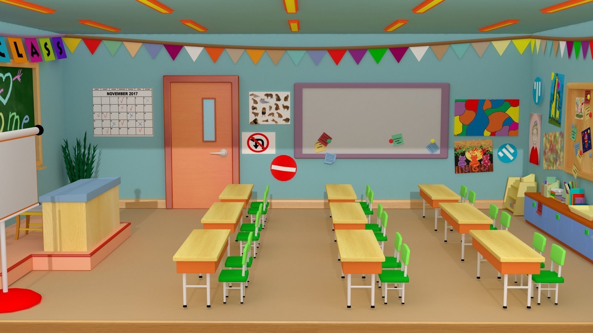 Asset - UE4 - Cartoons - Background - Hight Poly Low-poly 3D model_20
