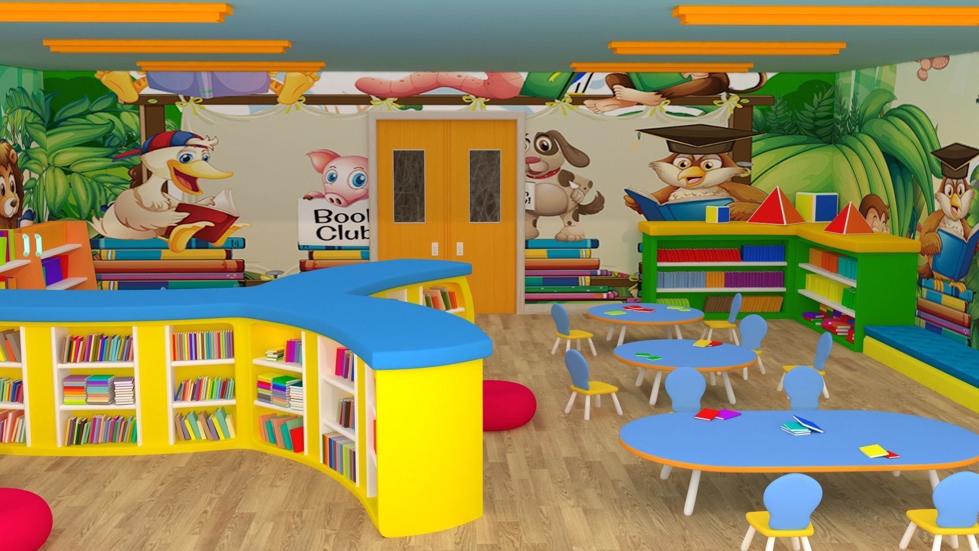 Asset - UE4 - Cartoons - Background - Hight Poly Low-poly 3D model_26