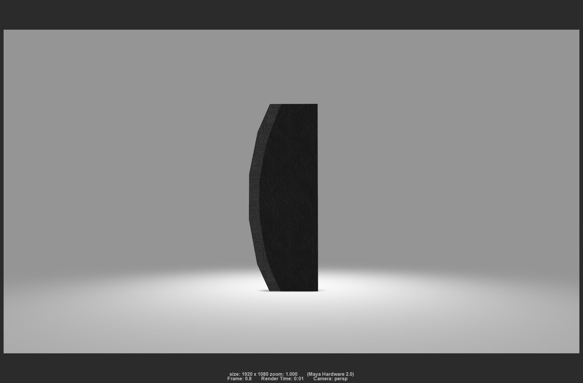 Speakers 01 Low-poly 3D model_3