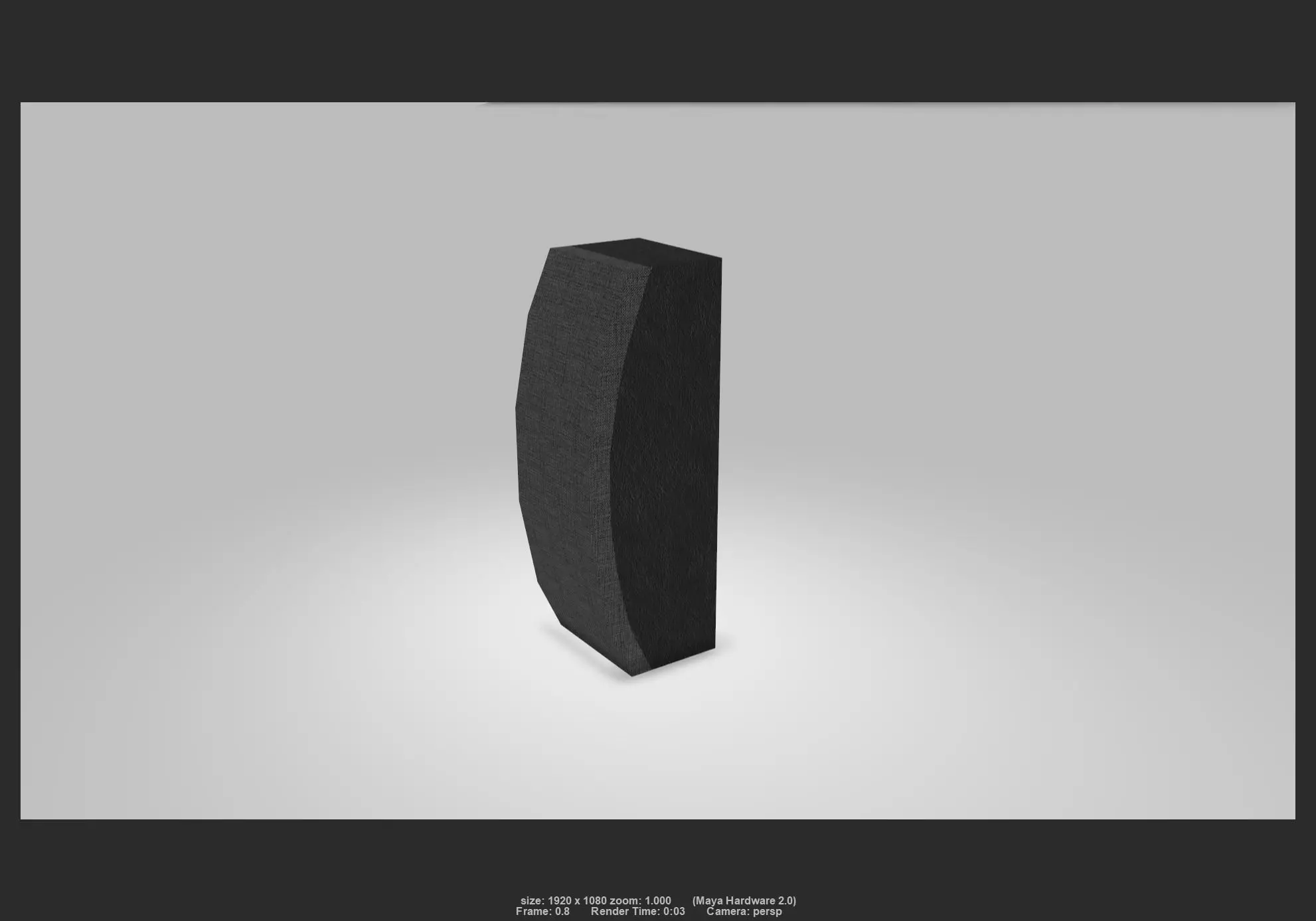 Speakers 01 Low-poly 3D model_0