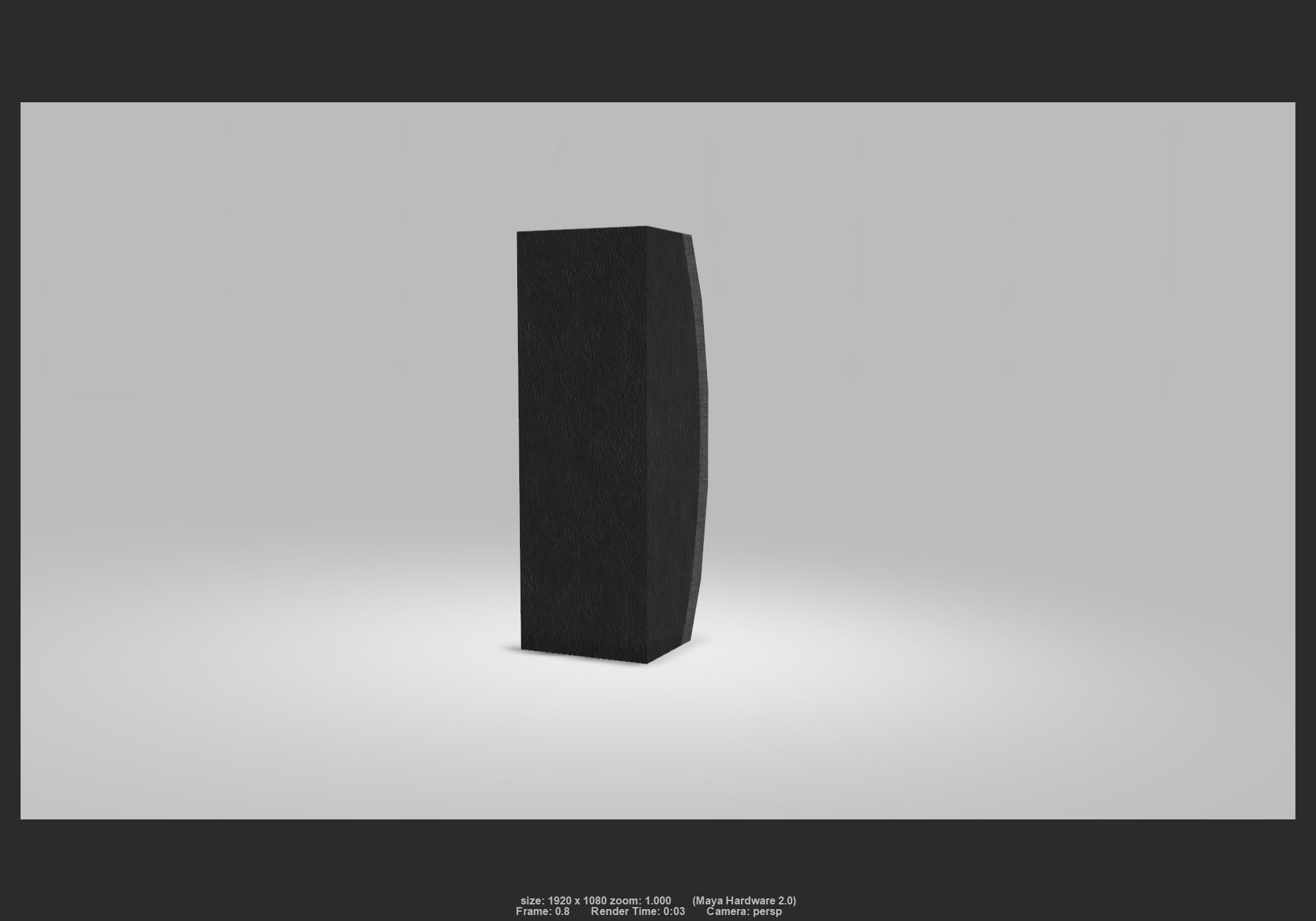 Speakers 01 Low-poly 3D model_2